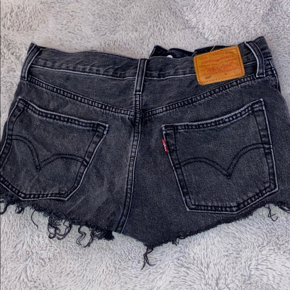 Levi’s Black denim shorts